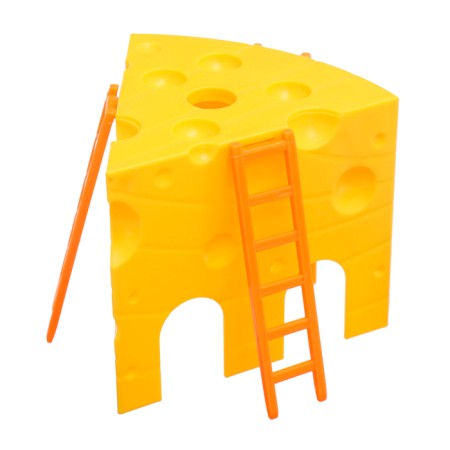 Board Brodiller "Cheese Affairs": cube, chips-mouse, cat, cheese pieces, 2-4 players, 3+-4
