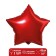 Foil ball 18 "Star", in one packing one color, color mix