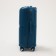 Middle suitcase 24 "on lightning, code lock, blue color