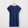 Homemade dress, Blue melange color, size 56
