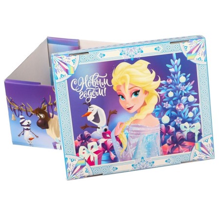 Gift box "New Year" 31x25.5x16 cm, cold heart-1