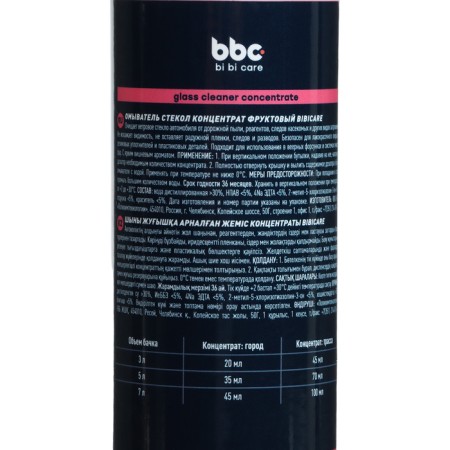 Bibicare glass washer, cherry, concentrate 1: 150, 250 ml-4
