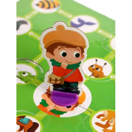 Developing game “Go through the shooters. We study animals ", 24 cards, 3+-2