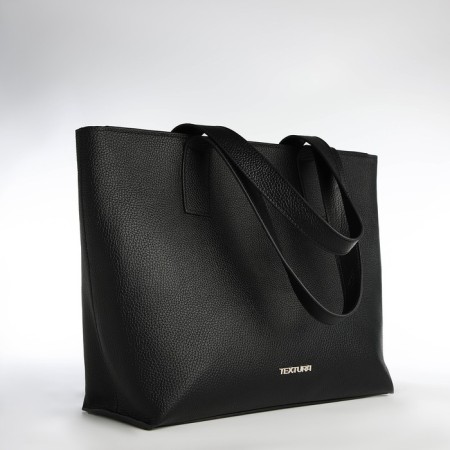 Female bag Textura, chover, large size, black color-3