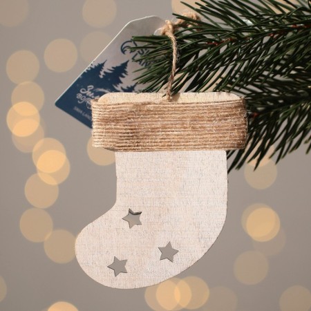 Suspension on the Christmas tree "sock", 10 x 10 x 1.3 cm-2