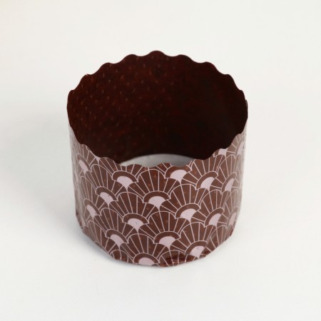 Paper form for cupcake, muffins and kulich "art nuvo" 60 x 45 mm-1