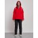 Ski costume female winter, size 50, red color