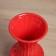 VAZA Ceramics Table "Thiago" Fears, 18x8.5 cm, red
