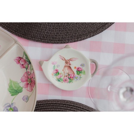 A stand for a tea bag of the shade "Bunny", 12 × 9 cm, white color-2