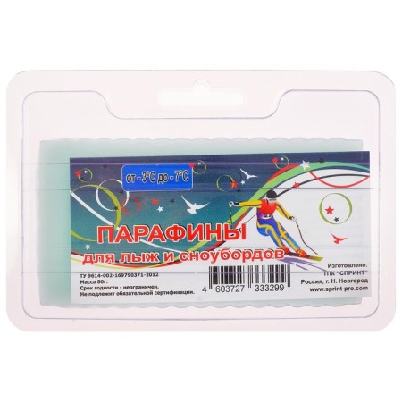 Paraffin for skis, from -3 to -7 ° C, 80 g-2