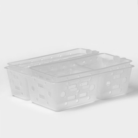 A set of universal organizers (s+m+l), 3 pcs, transparent color
