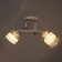 MIA chandelier 2x60W E27 white, gold 53x18x24cm