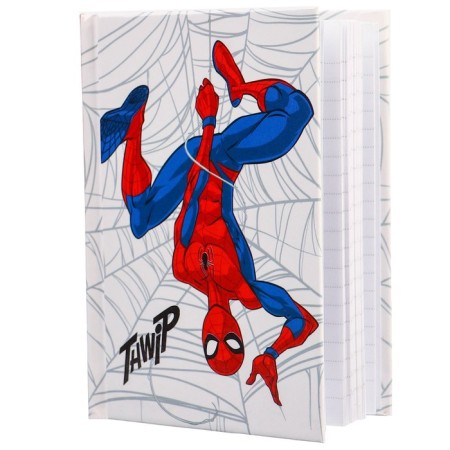 Notepad A7, 64 sheets, in a solid cover, Spider-Man-3