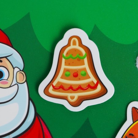 New Year's Velcro game "New Year! Christmas tree Santa Claus "-4