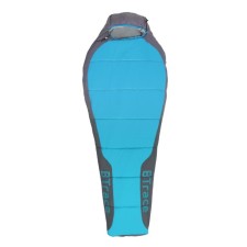 Btrace Zero sleeping bag, cocoon, 2 layers, size L, left, 90x220 cm, gray/blue color