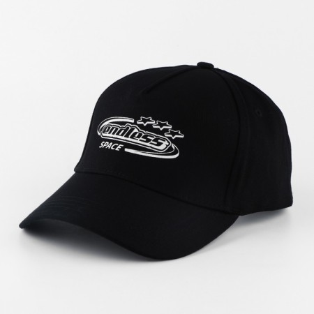 Men's cap space, black color, rr 56-1