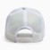 Baseball cap with minaku grid, white color, size 56-58