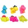 A set of rubber toys for the bath "Dinosaurs", 6 pcs, crush me