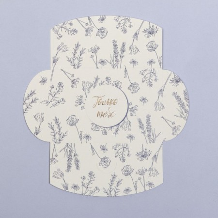 Envenue for certificate with embossing "only to you" 10.5 x 7-4