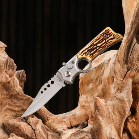 Folding "gun" 15cm, blade 66mm/1.4mm, in a gift box-1