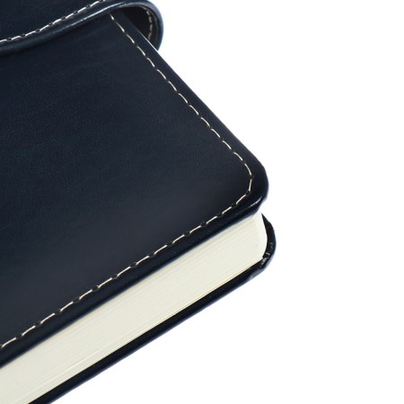 Dated diary 2024 A5 176 sheets, Devente.norwich, hard cover with artificial leather foam, lies, cream block 70 g/m2, blue-4