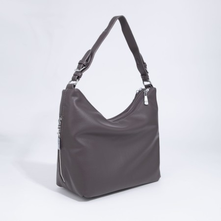 Love bag with lightning, brown color-2