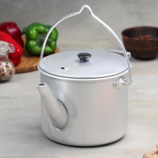 Aluminum kettle, 2.5 l, matte