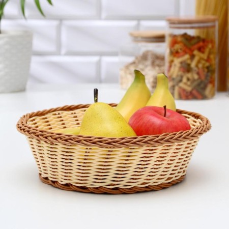 Basket for fruits and bread of the milking “milk chocolate”, D = 24 cm