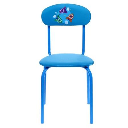 Children's chair "rockets", blue color-1