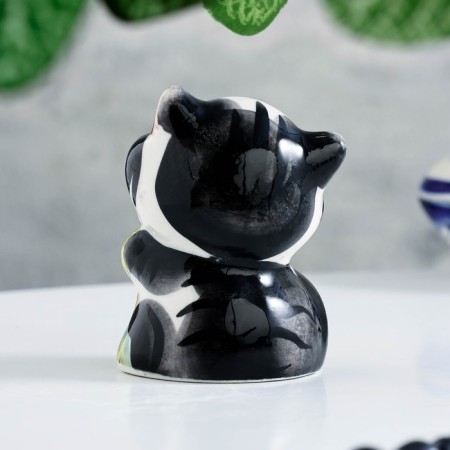 Сувенир "Кот Ласка", гжель, цвет-1