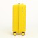 Small suitcase 20 "On a zipper, code castle, 4 wheels, yellow color