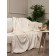 Texrepublic blanket, size 200x220 cm, champagne color