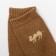 Male terry wool socks, brown color, size 25-27 (39-44)