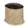 Country toilet, h = 36 cm, without a bottom, with holes for attaching to the floor, beige