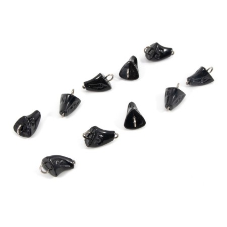 Cargo of a bullet-exentric painted collapsible Yaman 10 pcs., 5 g, black-3
