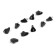 Cargo of a bullet-exentric painted collapsible Yaman 10 pcs., 5 g, black