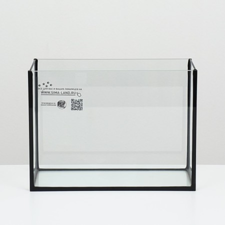 Aquarium "rectangular" without a lid, 15 liters, 34 x 17 x 25 cm-1