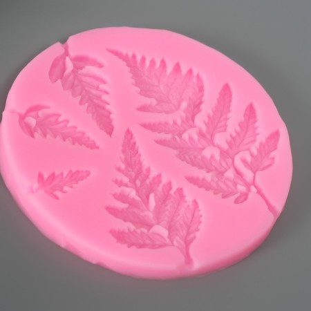 Mold Silicon "Fern leaves" 5 objects-2