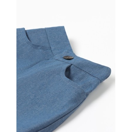 Джинсы для девочки MINAKU: Jeans collection, цвет голубой, рост 152 см-5