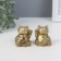 NECSK Polystone "Mani-Neko. Happiness and wealth" Set 2 pcs 3.5x4.5 cm