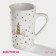 Porcelain share mug "Unicorn in the stars", 380 ml, white color