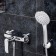Shower mixer Wasserkraft Vils 5602, single -leaf, watering can, without spout, chrome