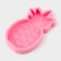 Mold "Pineapple", silicone, 15.5 × 8 × 2 cm, pink color