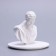 Candle in concrete Aromatic "Michelangelo", orange Ottoman, 13x7cm, soy wax, 160 g