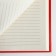 Deliciper of Leduced A5, 160 liters. Solid cover. Leatherette. Red. Cream block