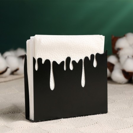 Napkin "paints" 12x4cm, black