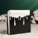 Napkin "paints" 12x4cm, black