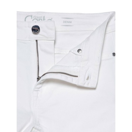 Women's jeans with a high landing CONTE ELEGANT SKINNY, size L, color White-5