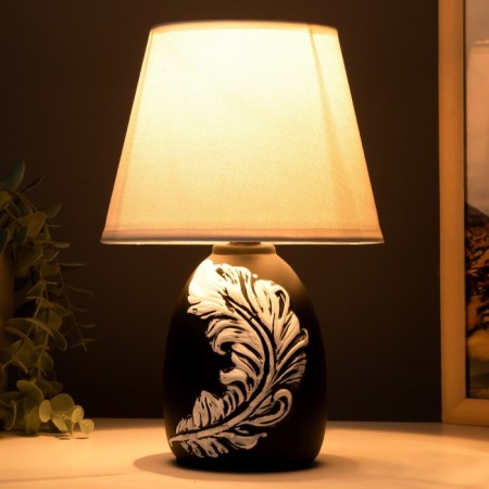 Highway lamp 16537/1BK E14 40W Black and white 17.5x17.5x26.5 cm-2