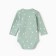 Body baby with a long sleeve "Fox", menthol color, height 74